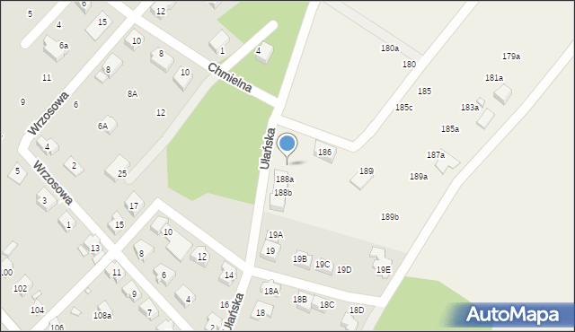 Jerzmanki, Jerzmanki, 186c, mapa Jerzmanki