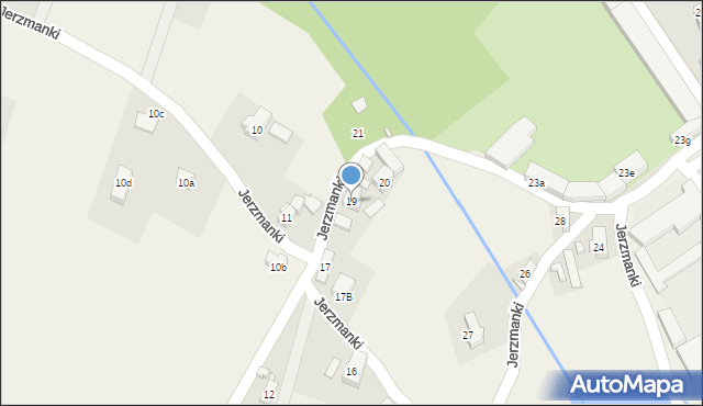 Jerzmanki, Jerzmanki, 19, mapa Jerzmanki