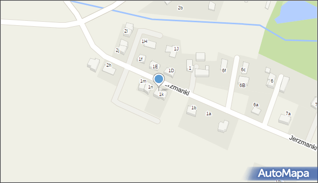 Jerzmanki, Jerzmanki, 1l, mapa Jerzmanki