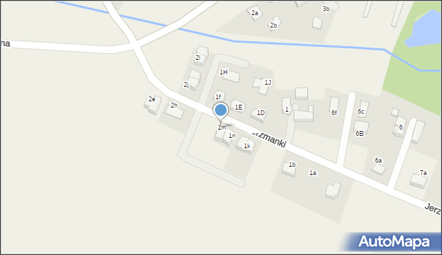Jerzmanki, Jerzmanki, 1m, mapa Jerzmanki