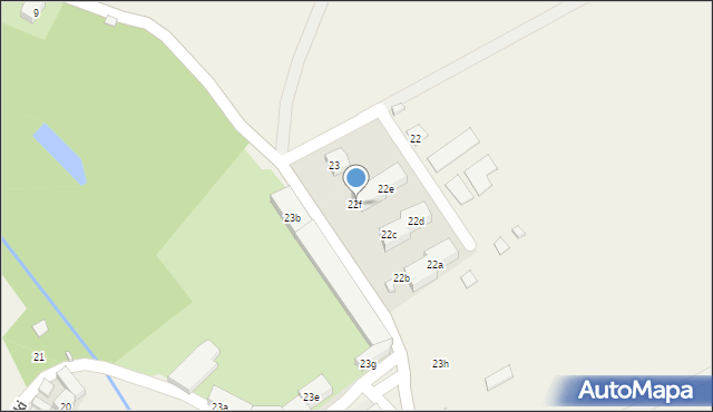 Jerzmanki, Jerzmanki, 22f, mapa Jerzmanki