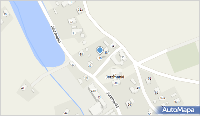 Jerzmanki, Jerzmanki, 36, mapa Jerzmanki