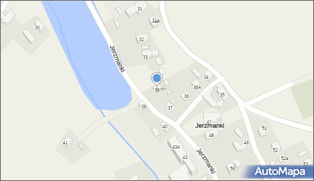 Jerzmanki, Jerzmanki, 38, mapa Jerzmanki
