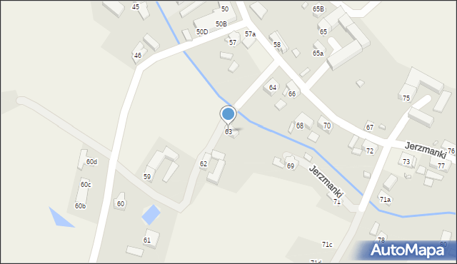Jerzmanki, Jerzmanki, 63, mapa Jerzmanki