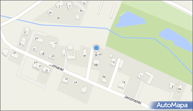 Jerzmanki, Jerzmanki, 6c, mapa Jerzmanki
