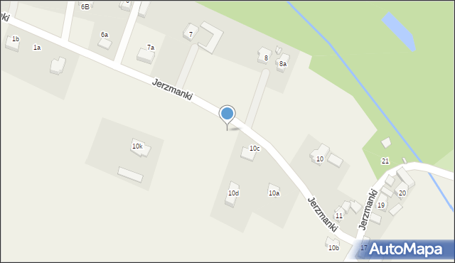 Jerzmanki, Jerzmanki, 8d, mapa Jerzmanki