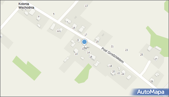 Jerzmanowice, Jerzmanowice, 120b, mapa Jerzmanowice