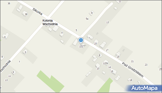 Jerzmanowice, Jerzmanowice, 121, mapa Jerzmanowice