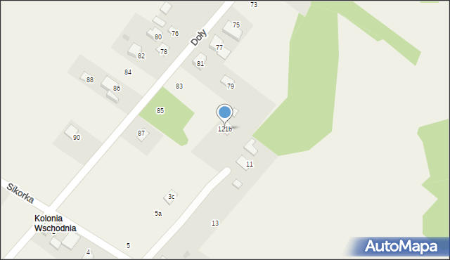 Jerzmanowice, Jerzmanowice, 121b, mapa Jerzmanowice