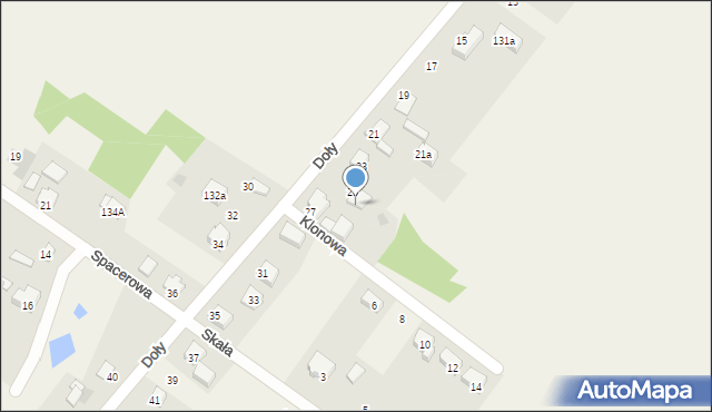 Jerzmanowice, Jerzmanowice, 129, mapa Jerzmanowice