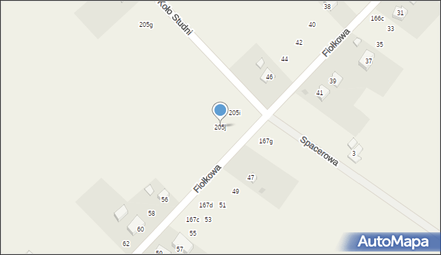 Jerzmanowice, Jerzmanowice, 205j, mapa Jerzmanowice