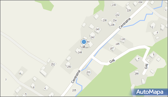 Jerzmanowice, Jerzmanowice, 246, mapa Jerzmanowice