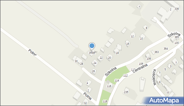 Jerzmanowice, Jerzmanowice, 353A, mapa Jerzmanowice