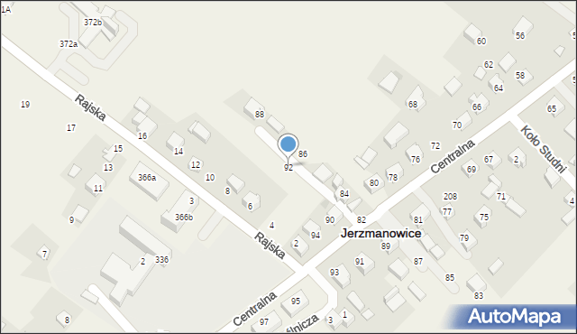 Jerzmanowice, Jerzmanowice, 379, mapa Jerzmanowice