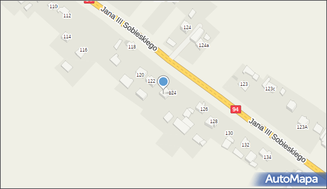 Jerzmanowice, Jerzmanowice, 40c, mapa Jerzmanowice