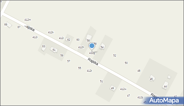 Jerzmanowice, Jerzmanowice, 412g, mapa Jerzmanowice