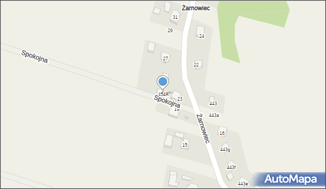 Jerzmanowice, Jerzmanowice, 454A, mapa Jerzmanowice