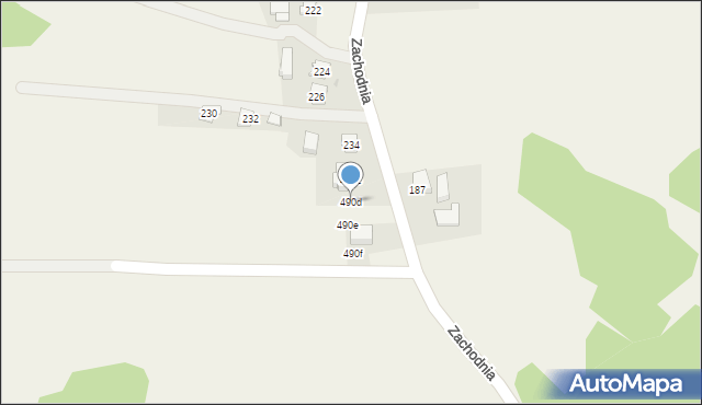 Jerzmanowice, Jerzmanowice, 490d, mapa Jerzmanowice