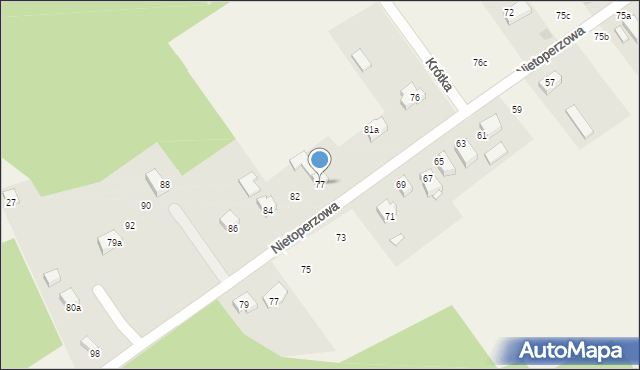 Jerzmanowice, Jerzmanowice, 77, mapa Jerzmanowice