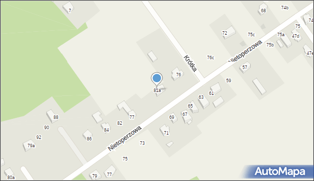 Jerzmanowice, Jerzmanowice, 81a, mapa Jerzmanowice