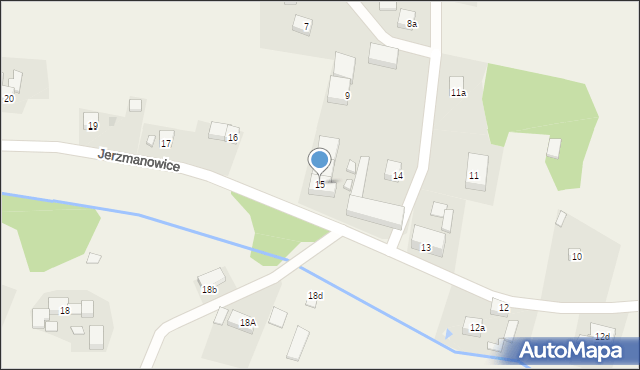 Jerzmanowice, Jerzmanowice, 15, mapa Jerzmanowice