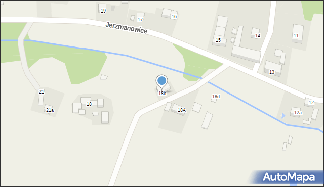 Jerzmanowice, Jerzmanowice, 18b, mapa Jerzmanowice