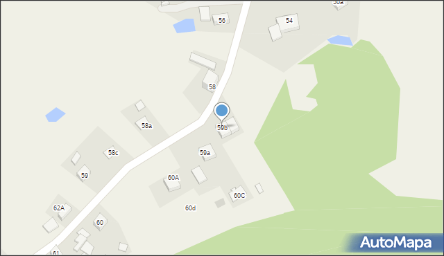 Jerzmanowice, Jerzmanowice, 59b, mapa Jerzmanowice