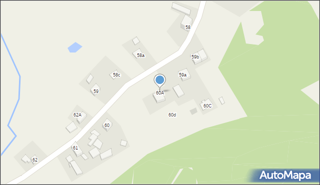 Jerzmanowice, Jerzmanowice, 60A, mapa Jerzmanowice