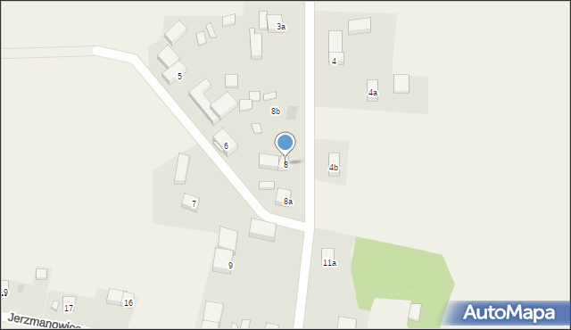Jerzmanowice, Jerzmanowice, 8, mapa Jerzmanowice