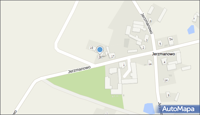 Jerzmanowo, Jerzmanowo, 18, mapa Jerzmanowo