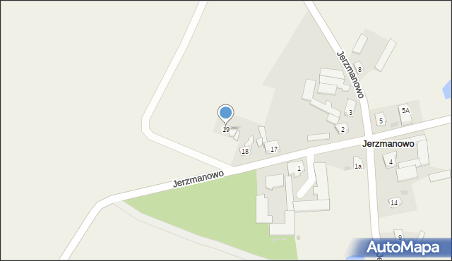 Jerzmanowo, Jerzmanowo, 19, mapa Jerzmanowo