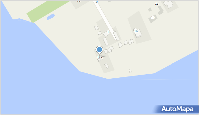 Jerzwałd, Jerzwałd, 1aa, mapa Jerzwałd