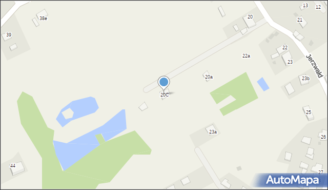 Jerzwałd, Jerzwałd, 20C, mapa Jerzwałd