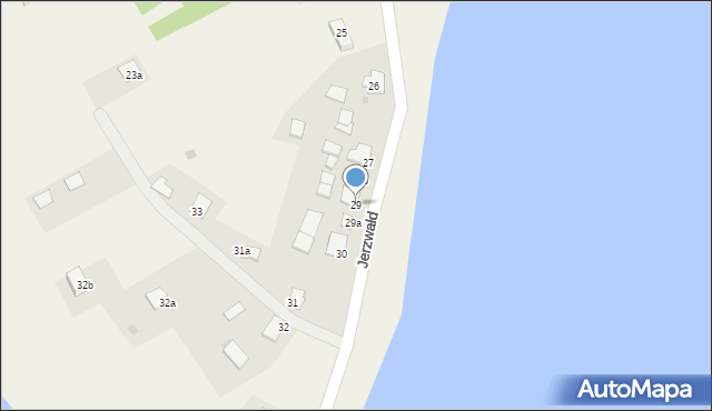 Jerzwałd, Jerzwałd, 29, mapa Jerzwałd