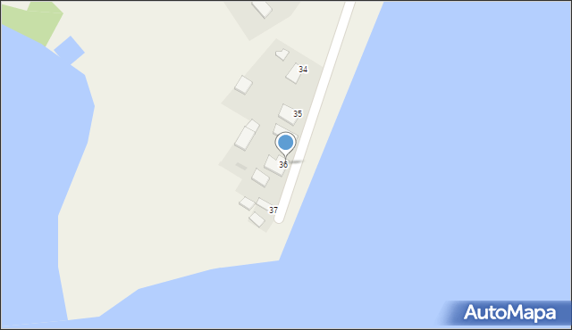 Jerzwałd, Jerzwałd, 36b, mapa Jerzwałd