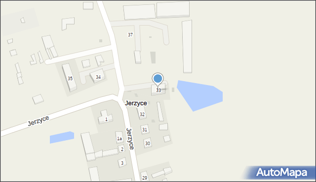 Jerzyce, Jerzyce, 33, mapa Jerzyce