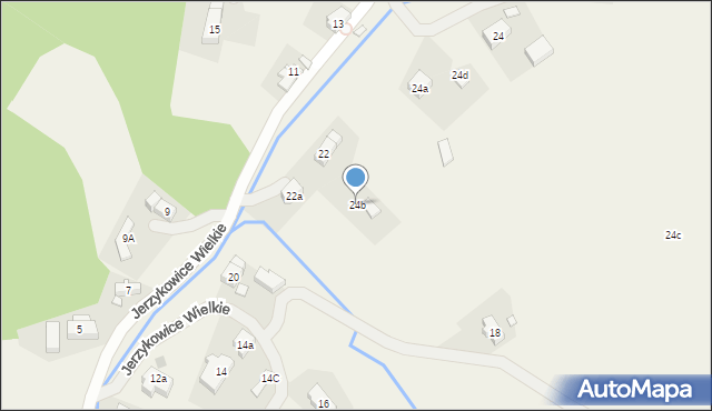 Jerzykowice Wielkie, Jerzykowice Wielkie, 24b, mapa Jerzykowice Wielkie