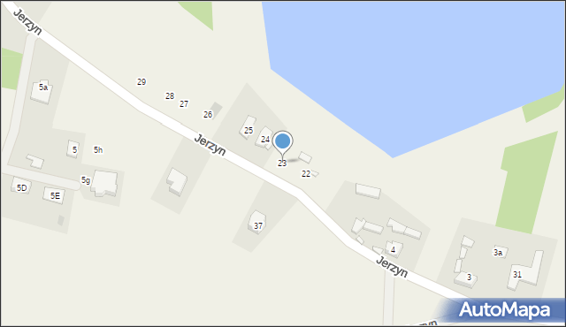 Jerzyn, Jerzyn, 23, mapa Jerzyn