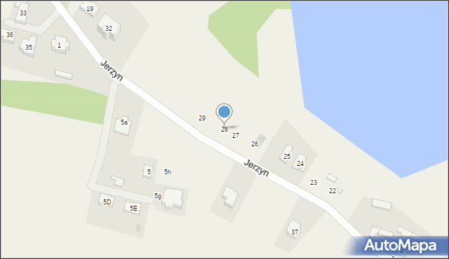 Jerzyn, Jerzyn, 28, mapa Jerzyn