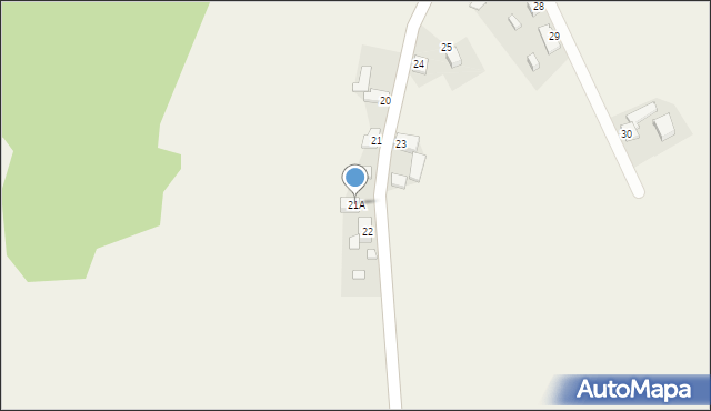 Jesiona, Jesiona, 21A, mapa Jesiona