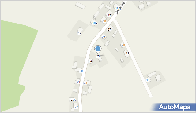Jesiona, Jesiona, 25, mapa Jesiona