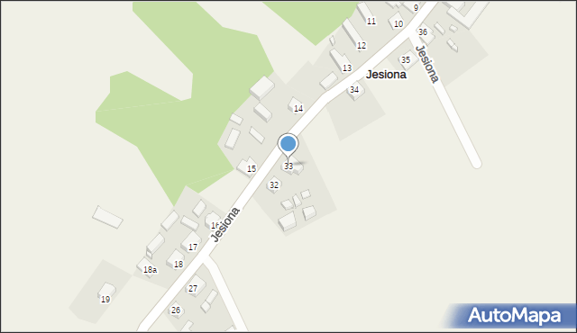Jesiona, Jesiona, 33, mapa Jesiona