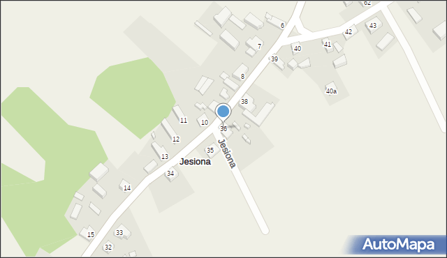 Jesiona, Jesiona, 36, mapa Jesiona