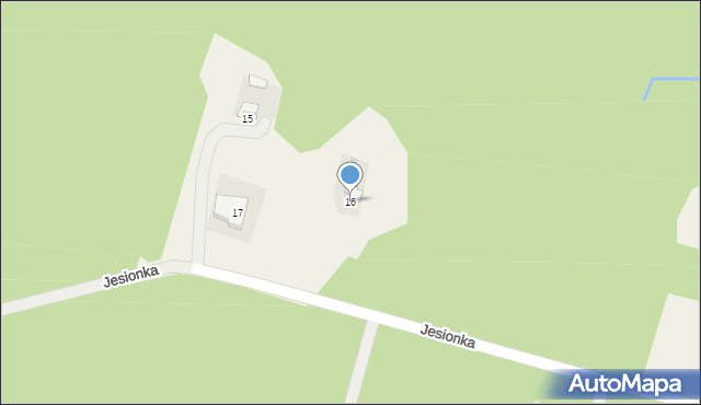 Jesionka, Jesionka, 16, mapa Jesionka