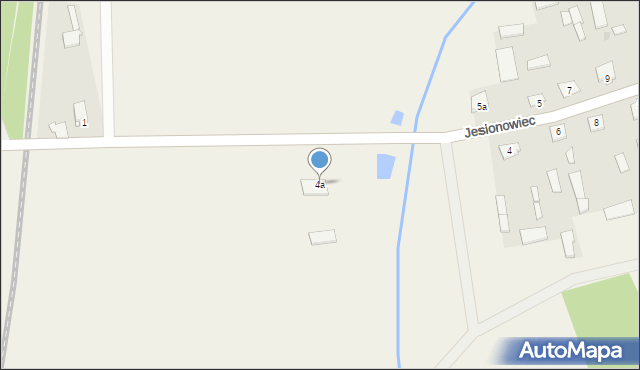 Jesionowiec, Jesionowiec, 4a, mapa Jesionowiec