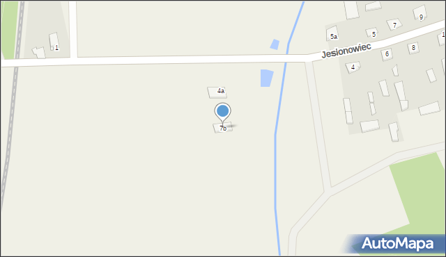 Jesionowiec, Jesionowiec, 7b, mapa Jesionowiec
