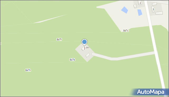 Jesionowo, Jesionowo, 1, mapa Jesionowo