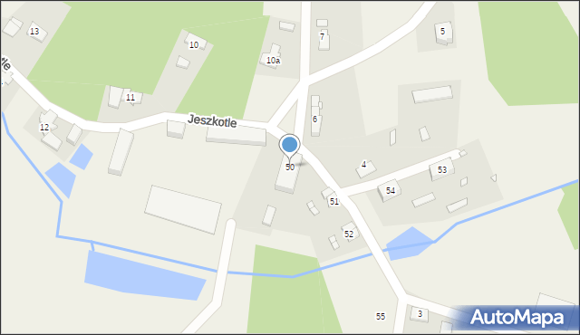 Jeszkotle, Jeszkotle, 50, mapa Jeszkotle