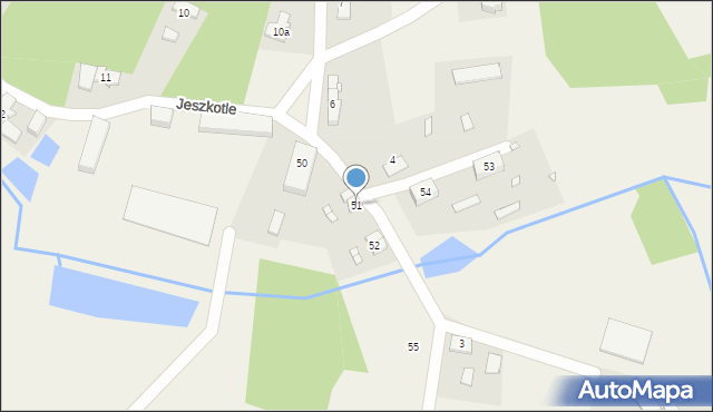 Jeszkotle, Jeszkotle, 51, mapa Jeszkotle