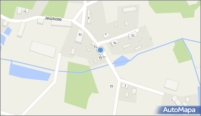 Jeszkotle, Jeszkotle, 52, mapa Jeszkotle